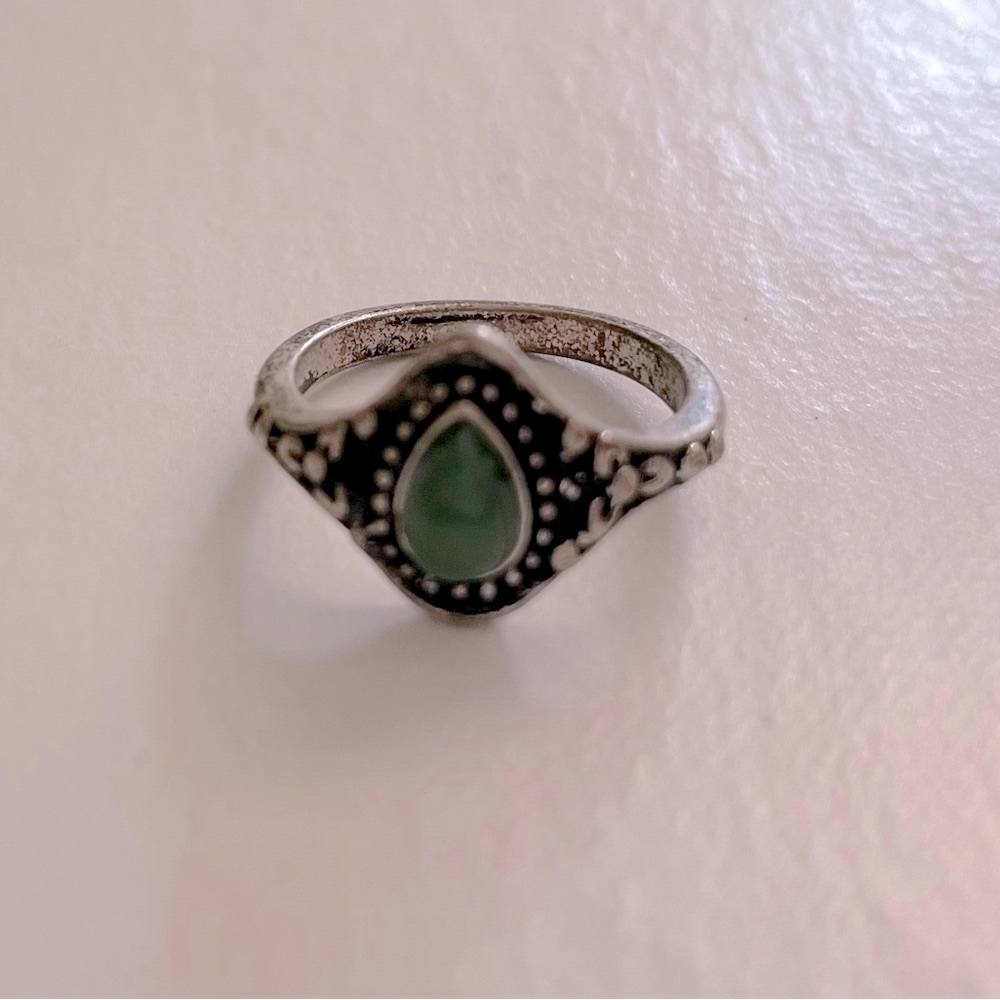 Etched Boho Midi Ring